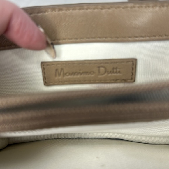 Massimo Dutti Quilted Leather Crossbody Bag - Picture 7 of 9